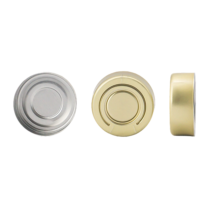 Capac cu inel de tragere din aluminiu