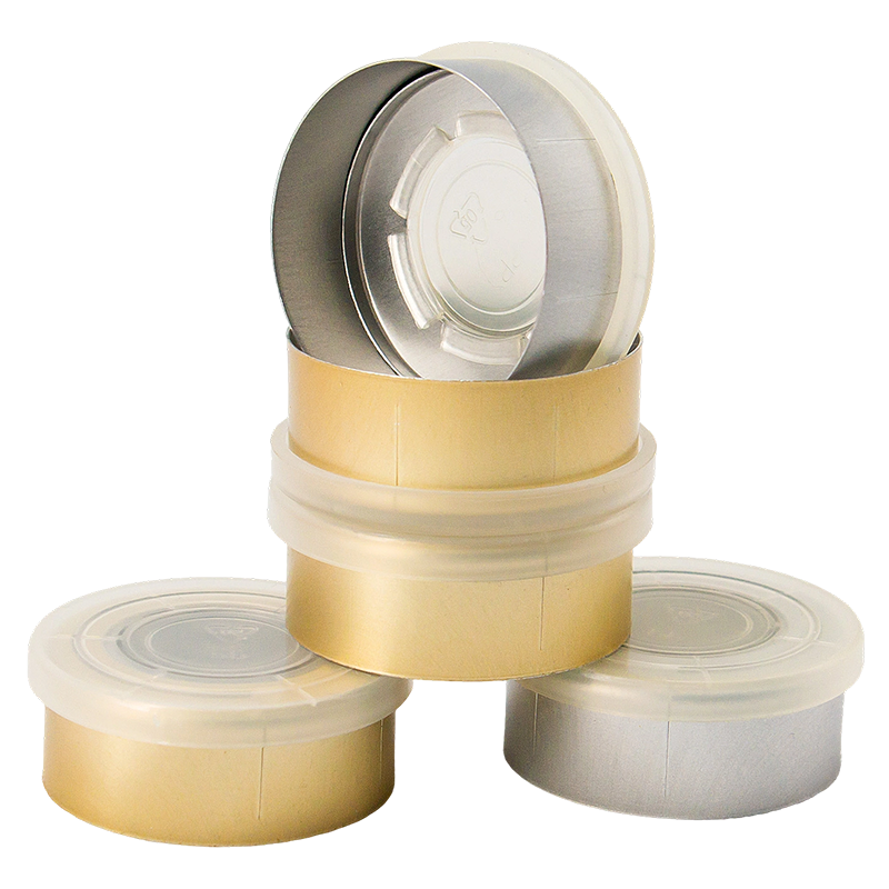 Tear Off capac din aluminiu-plastic