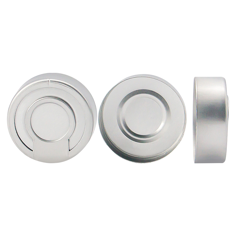 Capac cu inel de tragere din aluminiu